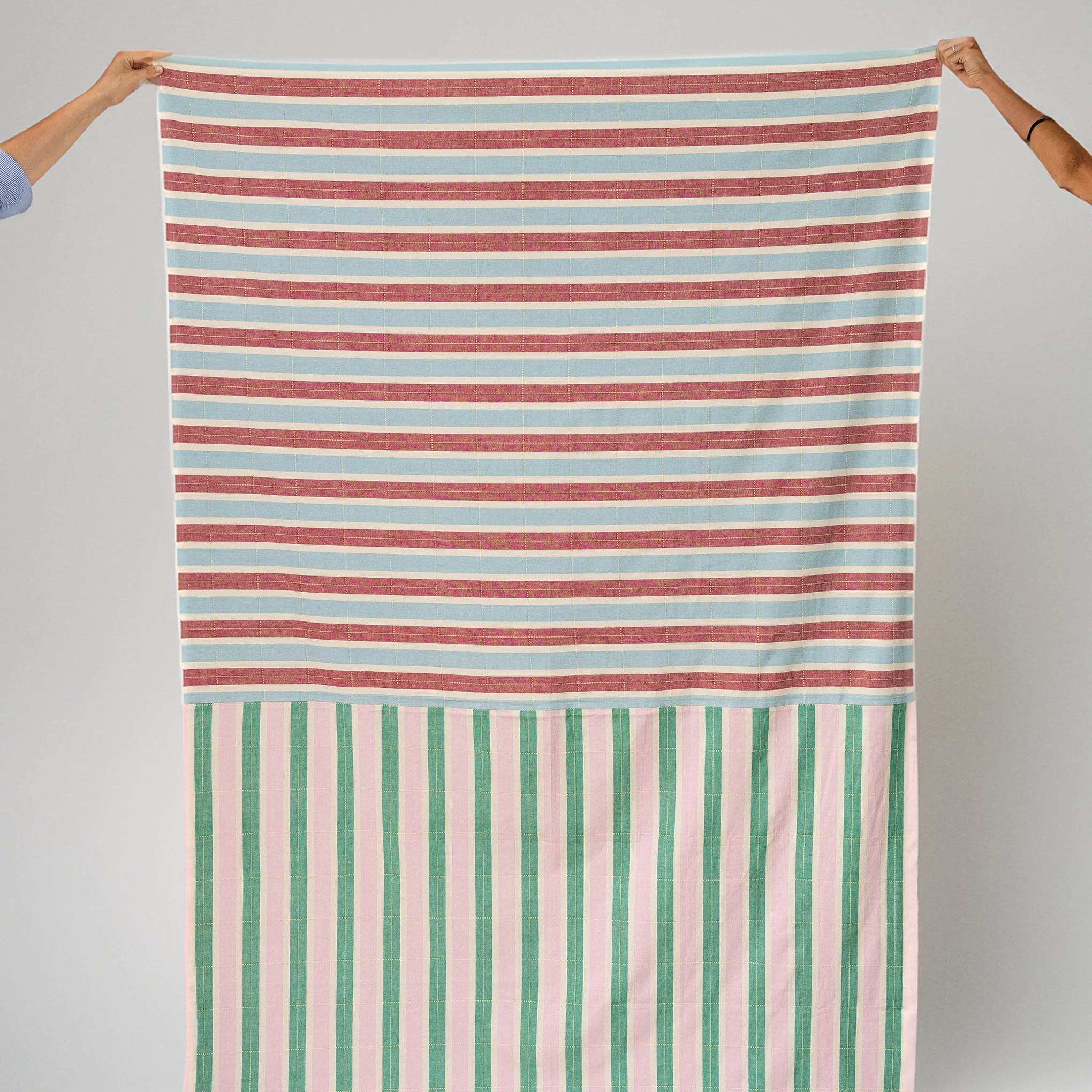 Striped Cotton Tablecloth - Image 5