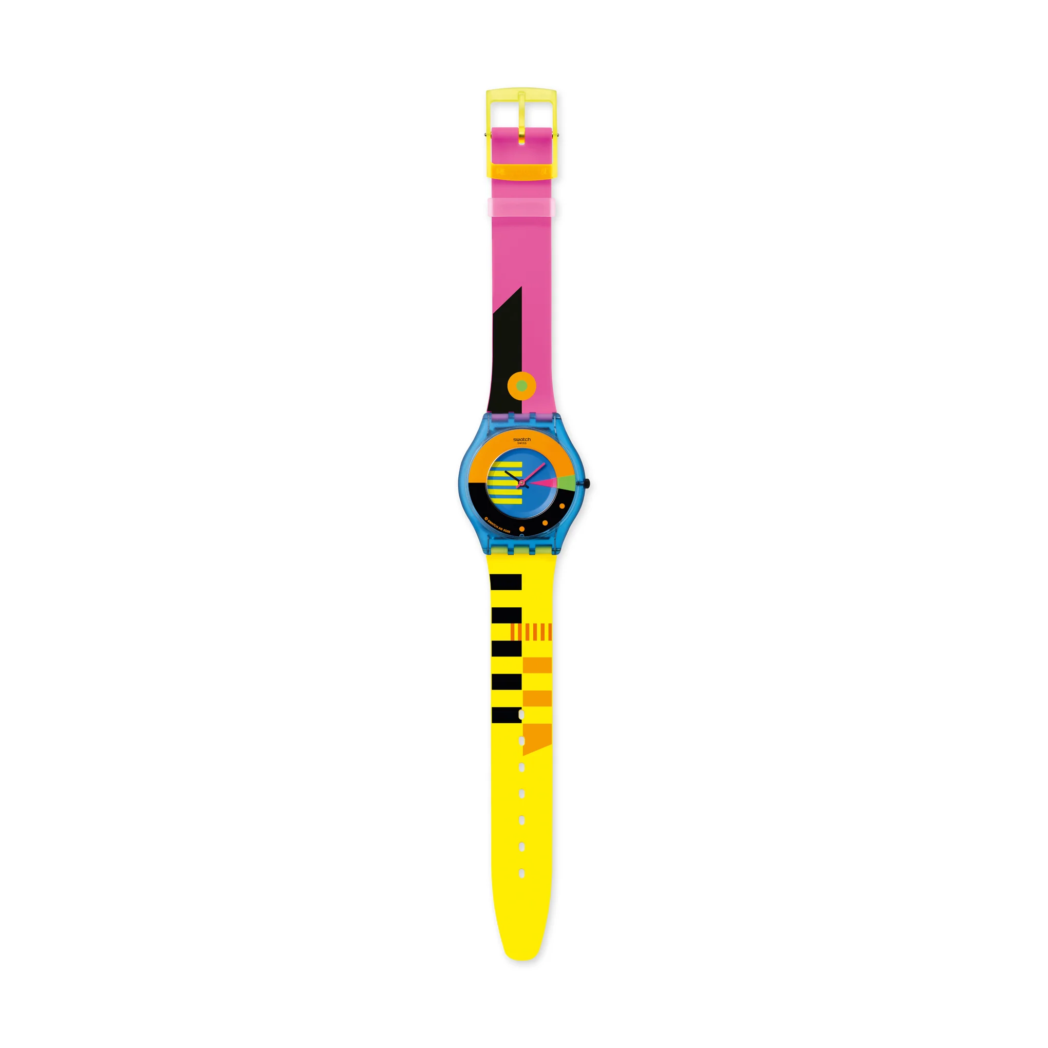 Swatch Neon Flumotions Watch - Image 3