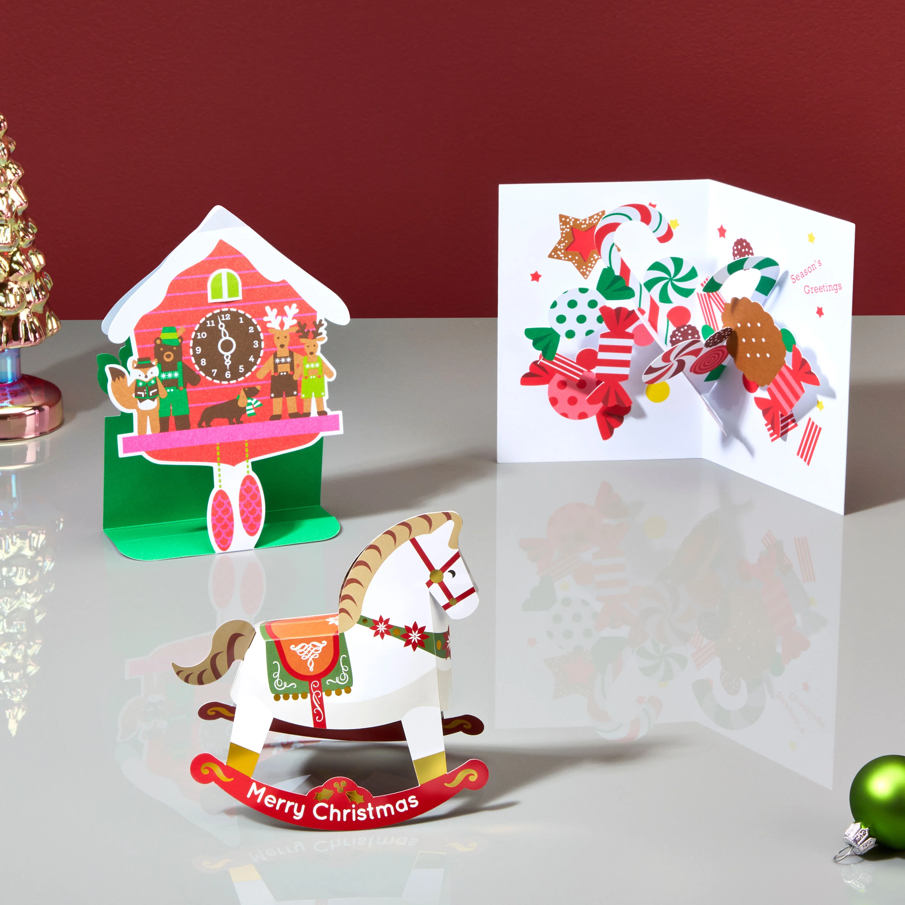 Sweet Treats Holiday Pop-Up Cards - Set of 8 - Image 2