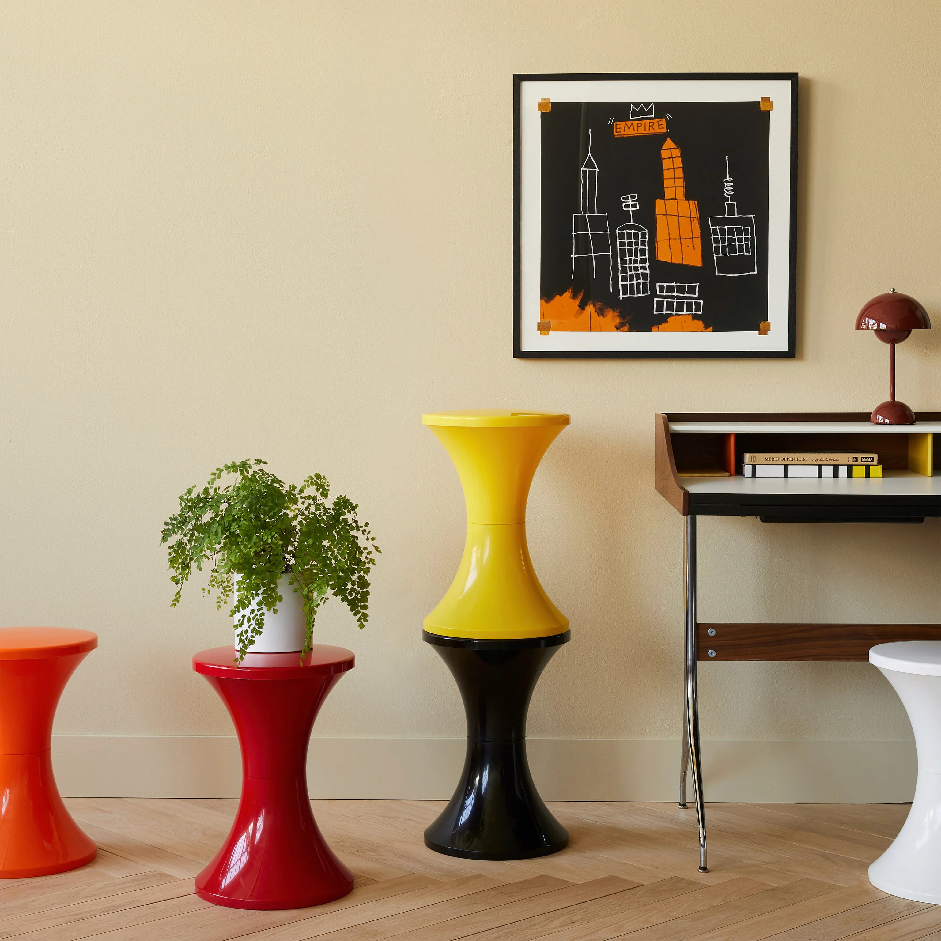 Tam-Tam Stool - White - Image 2