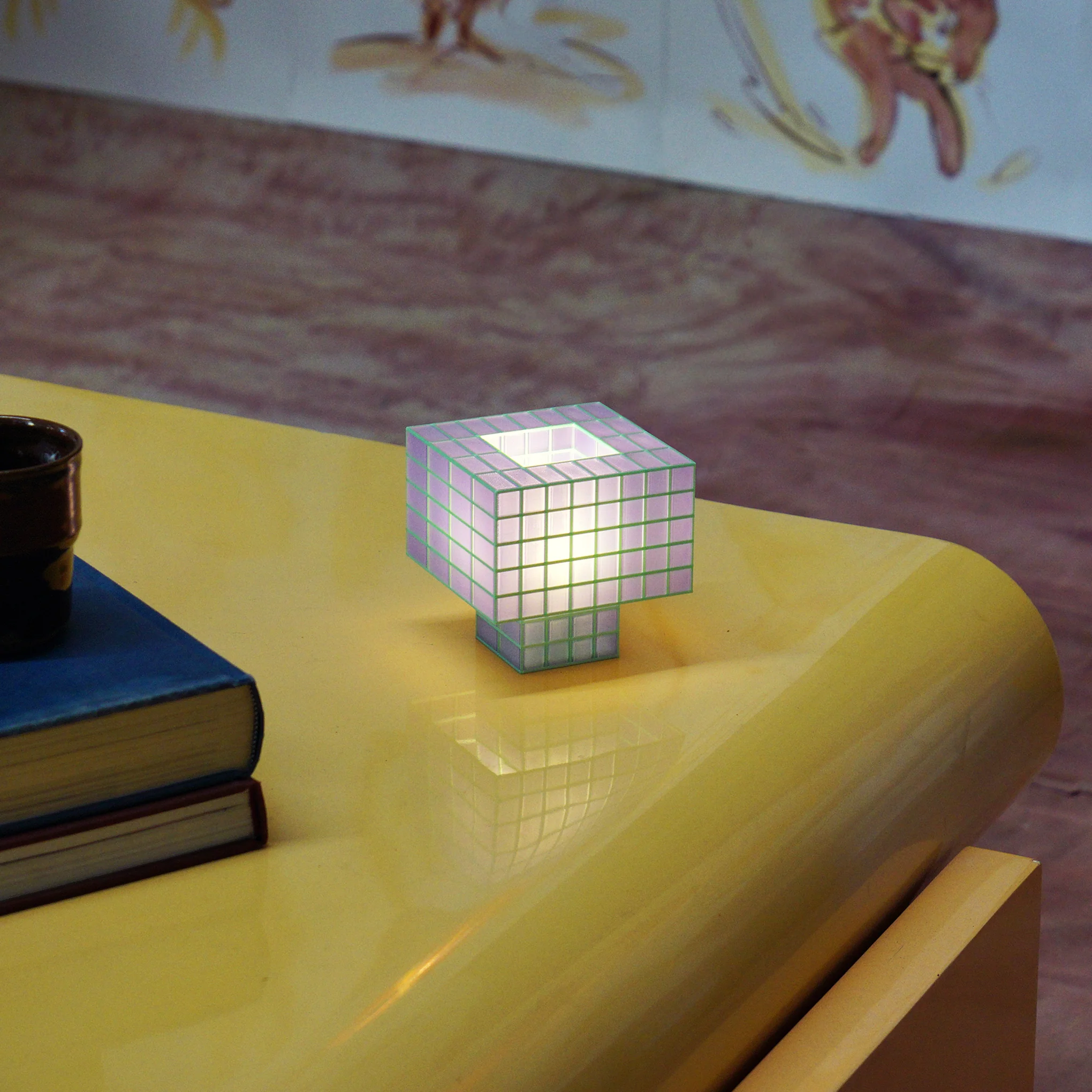 Tesser Portable Lamp - Lavender/ Mint - Image 6
