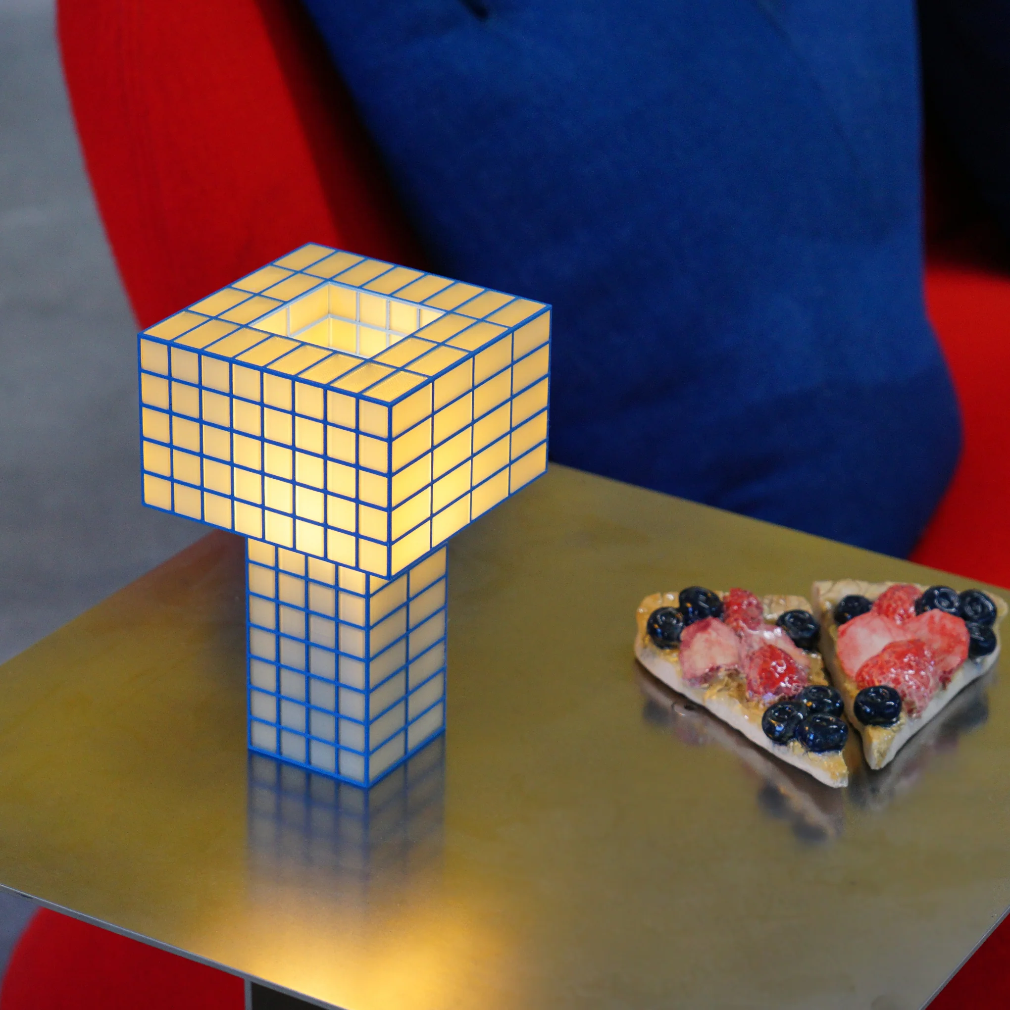 Tesser Portable Lamp - Yellow/ Blue - Image 6