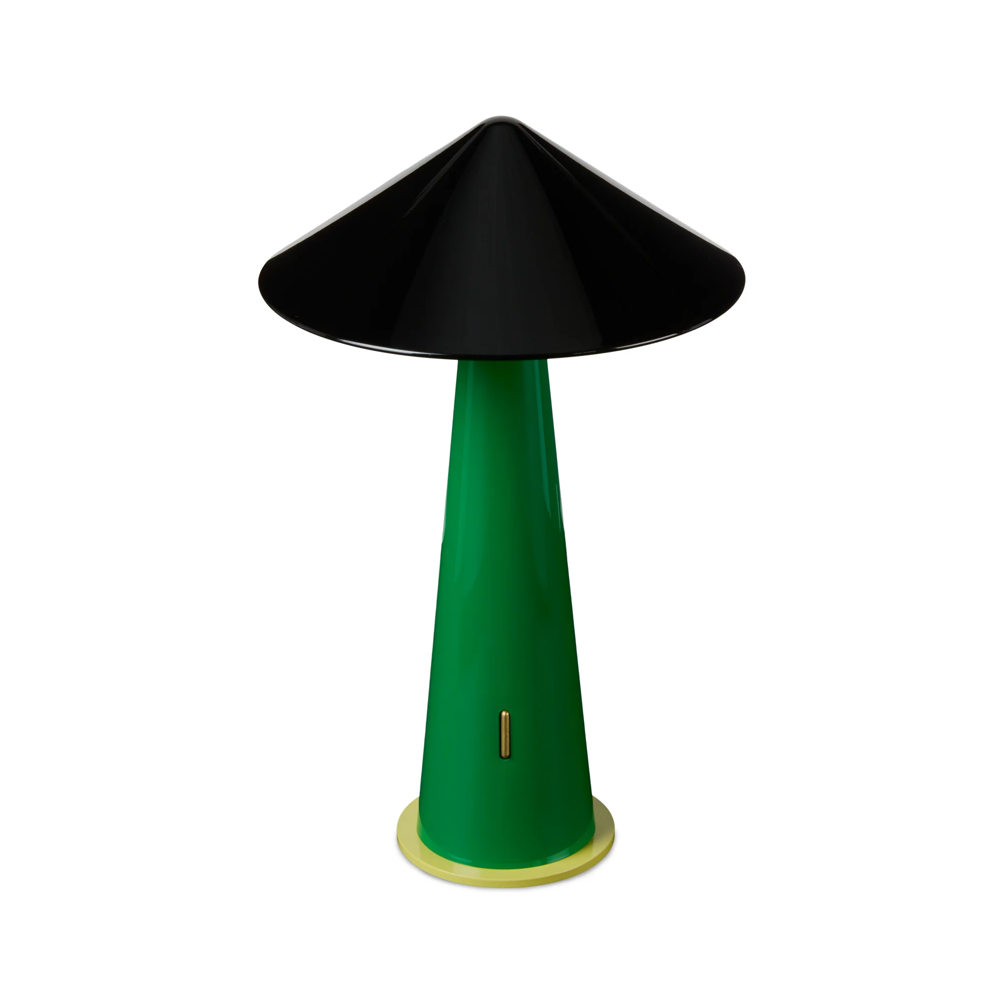 Tipsy Portable Table Lamp - Rich Black/ Emerald Green - Image 3