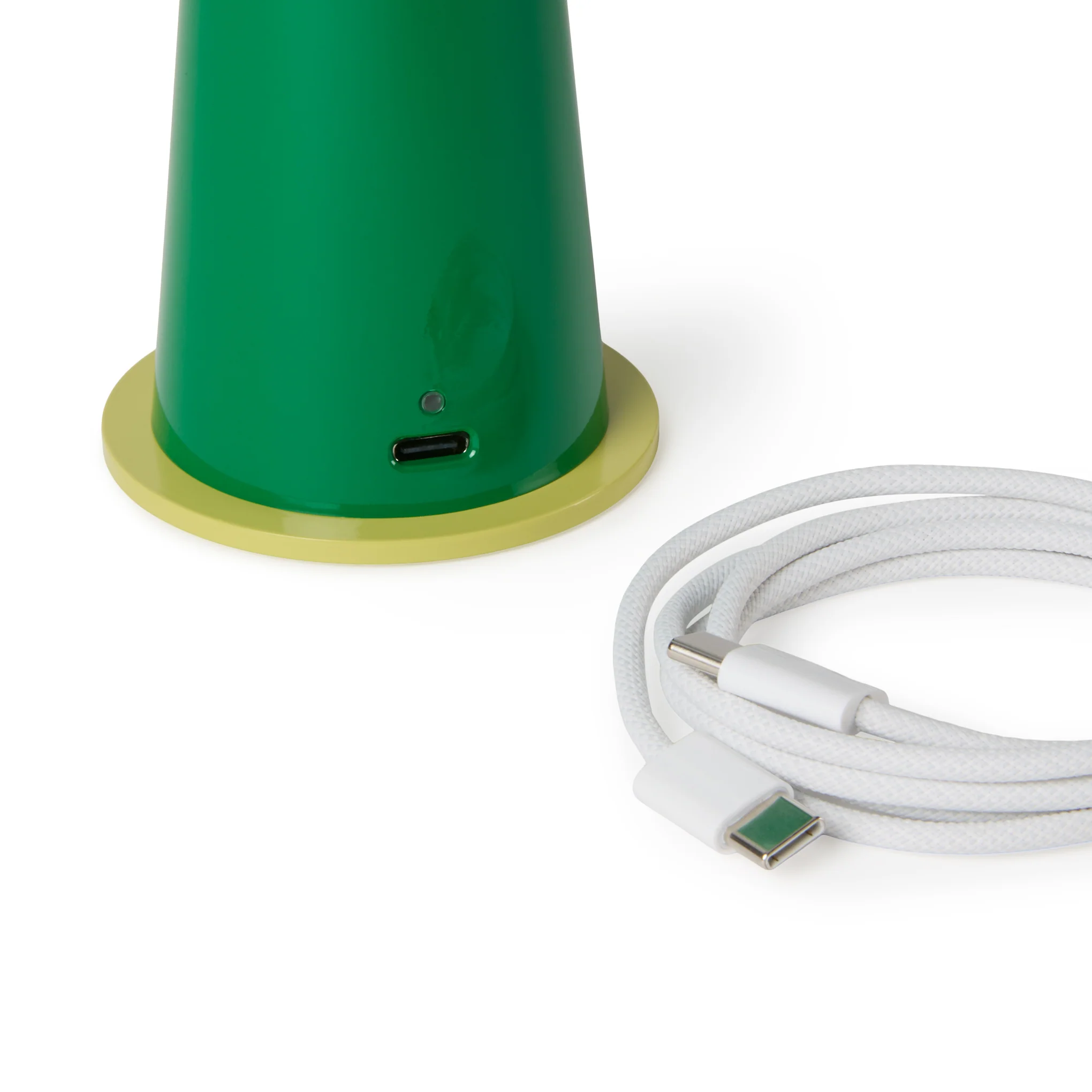 Tipsy Portable Table Lamp - Rich Black/ Emerald Green - Image 4