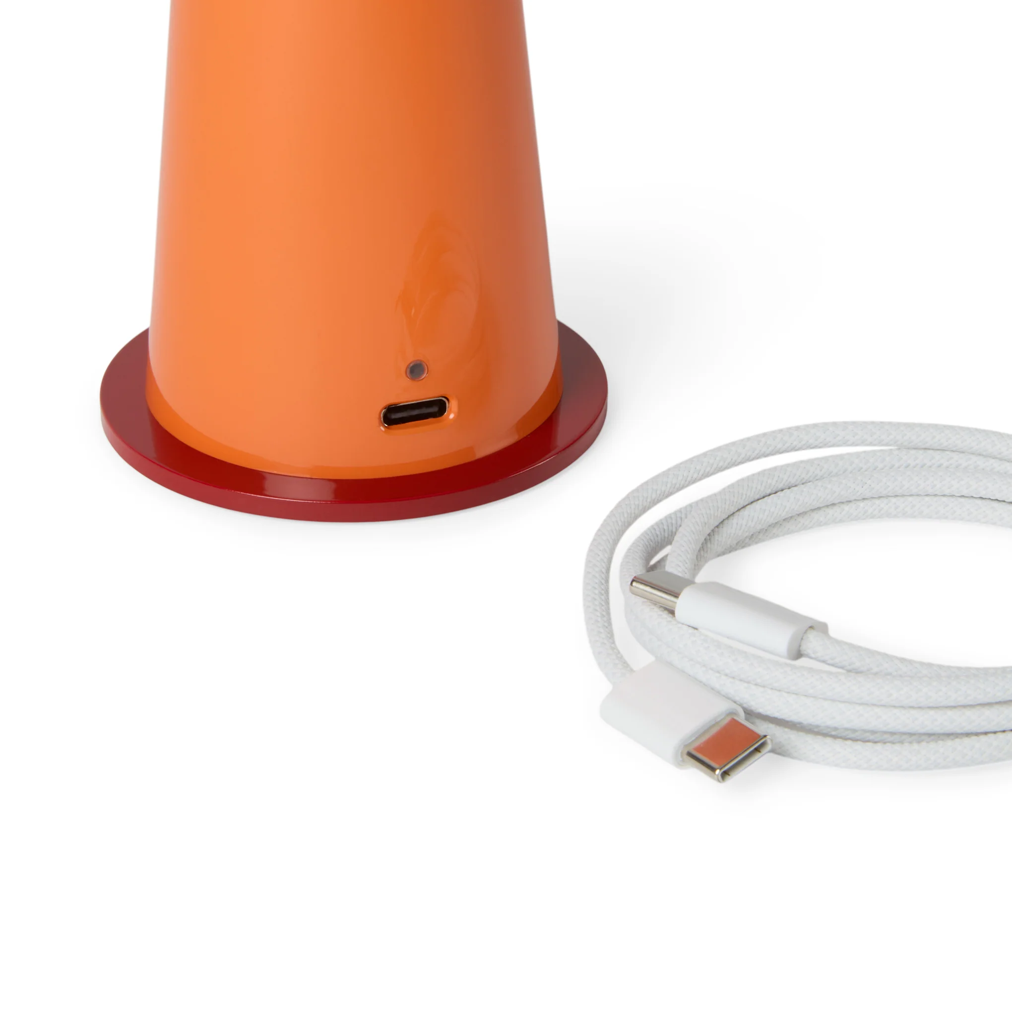 Tipsy Portable Table Lamp - Rustic Red/ Orange - Image 4