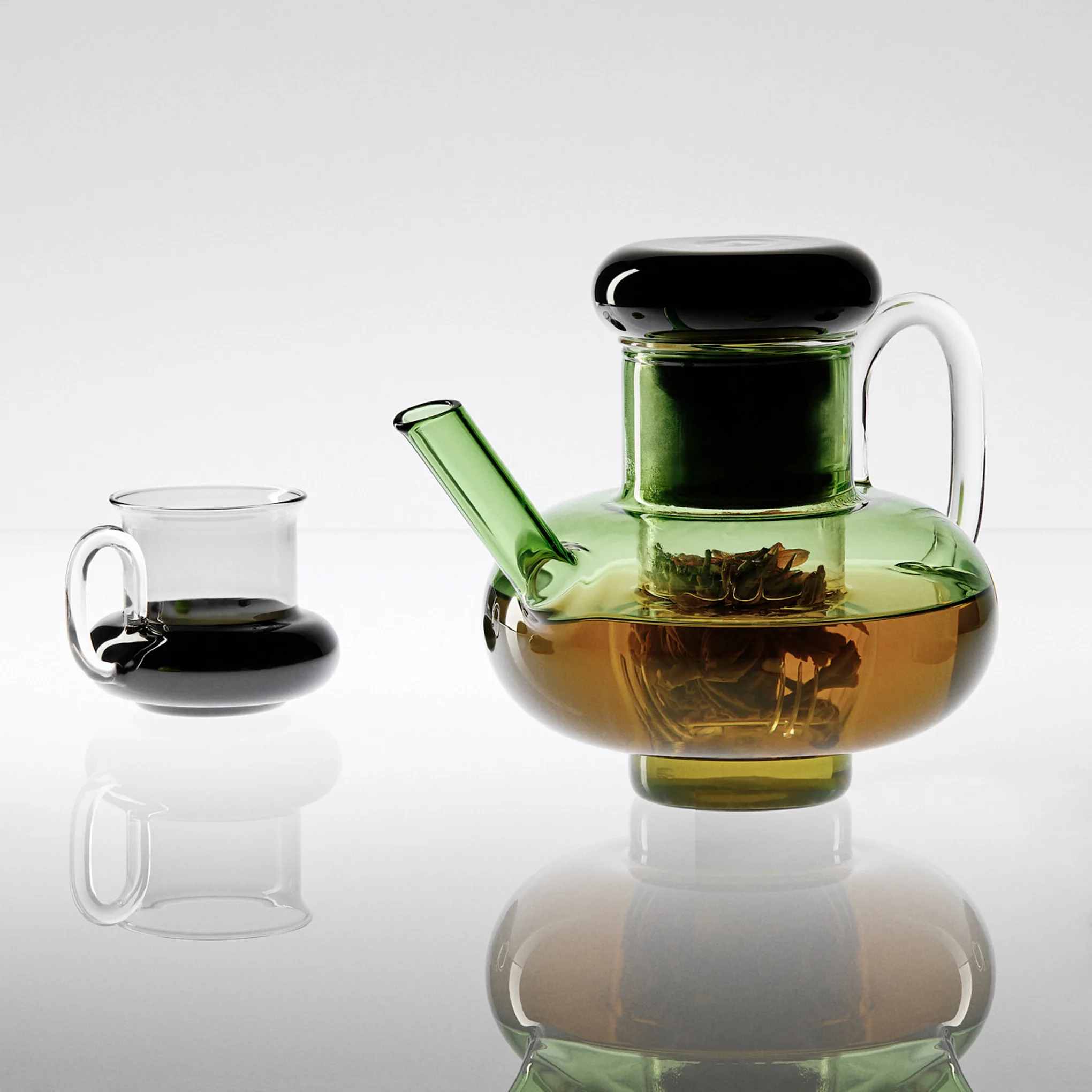 Tom Dixon Bump Glass Mugs - Set of 2 - Image 4
