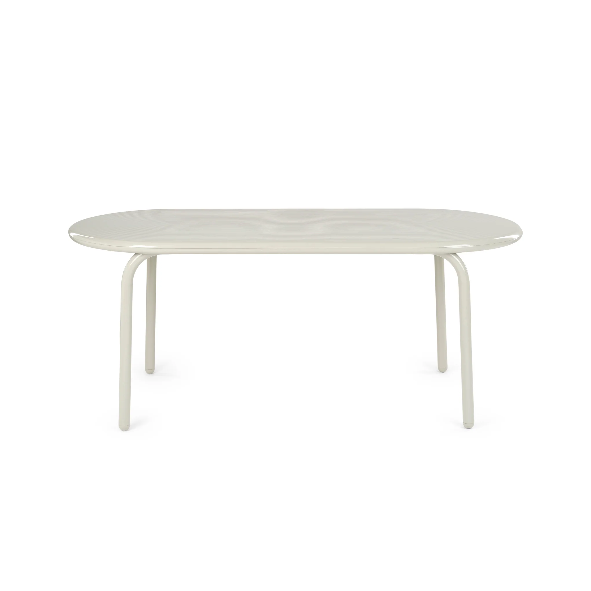 Tom Dixon Groove Obround Outdoor Table - Putty