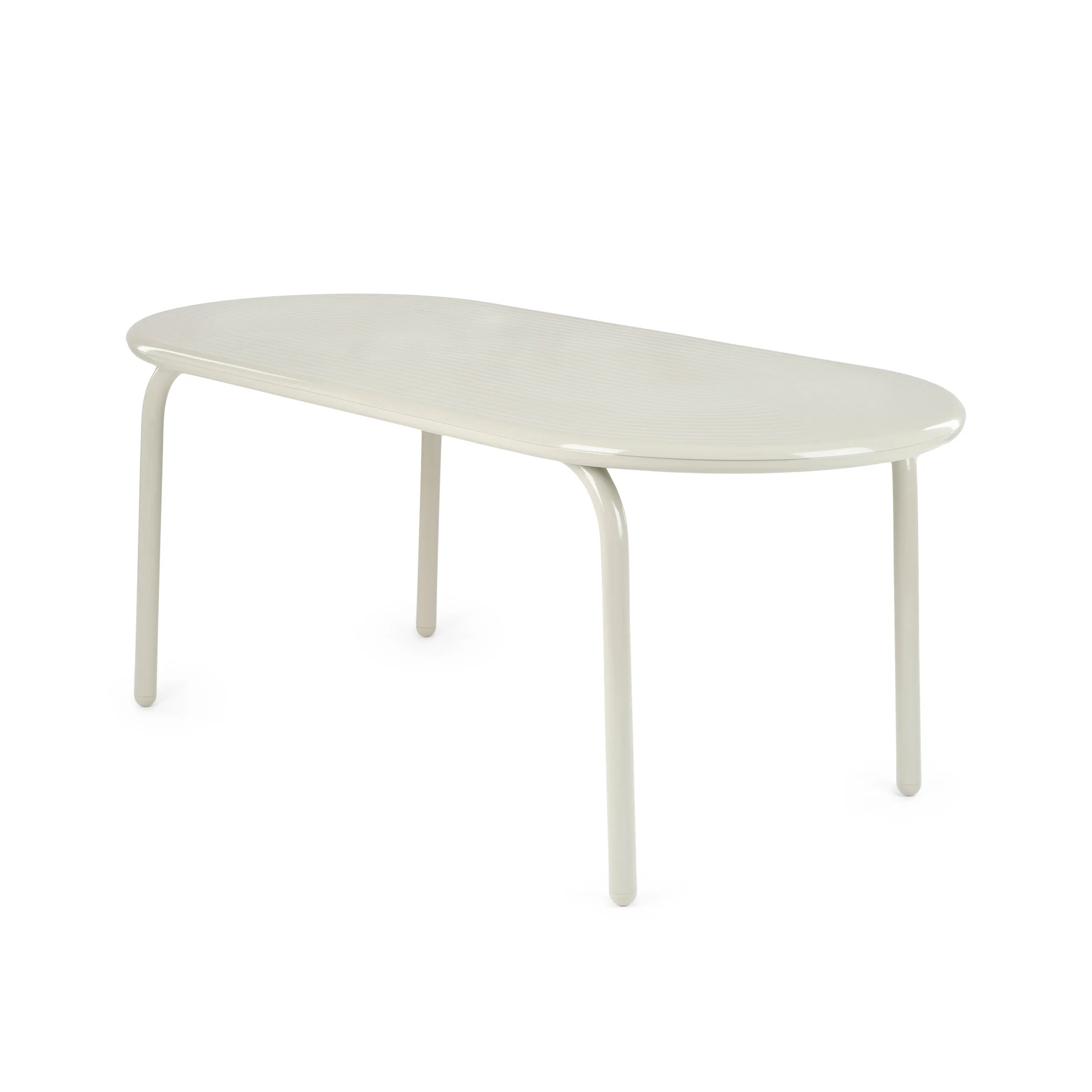 Tom Dixon Groove Obround Outdoor Table - Putty - Image 3