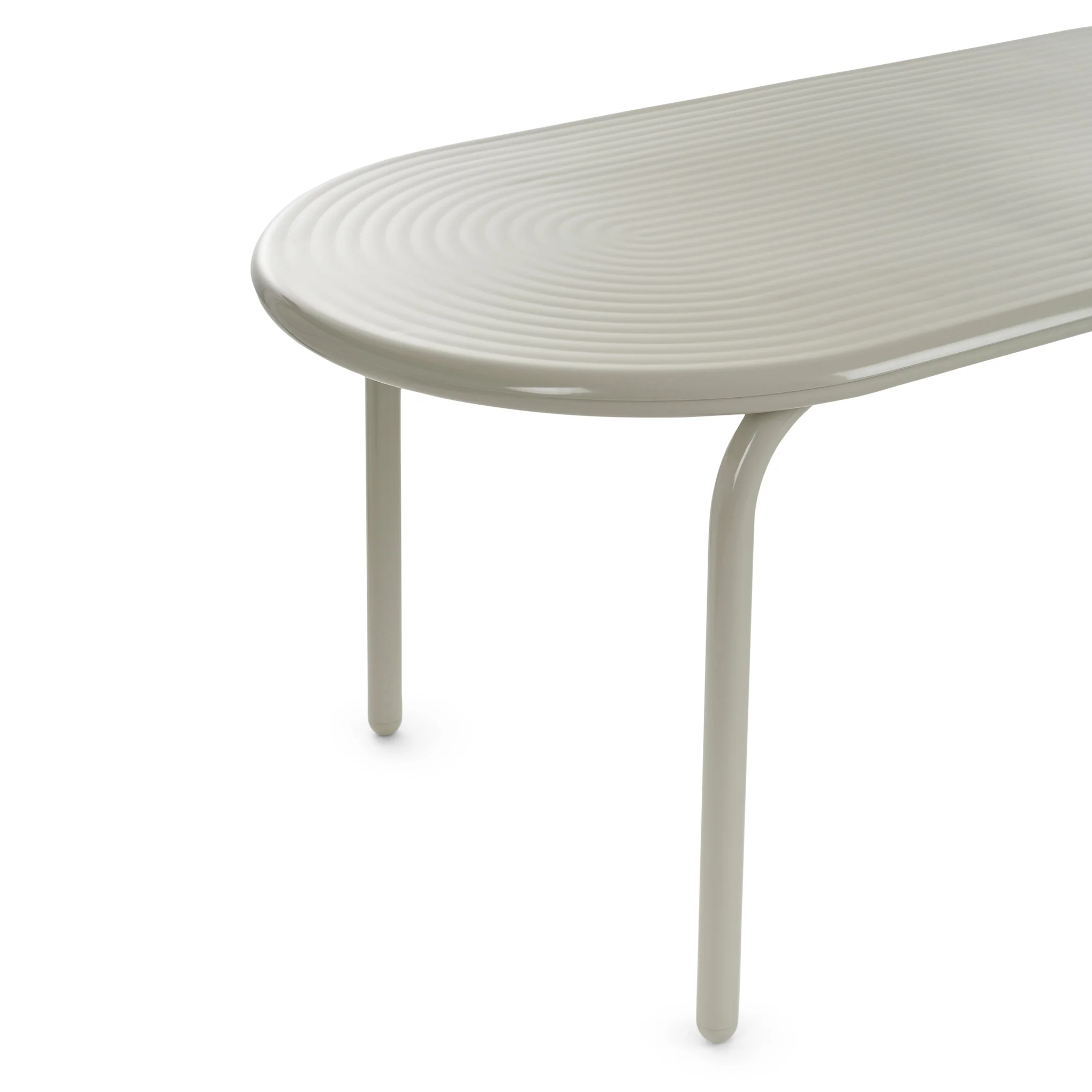 Tom Dixon Groove Obround Outdoor Table - Putty - Image 4