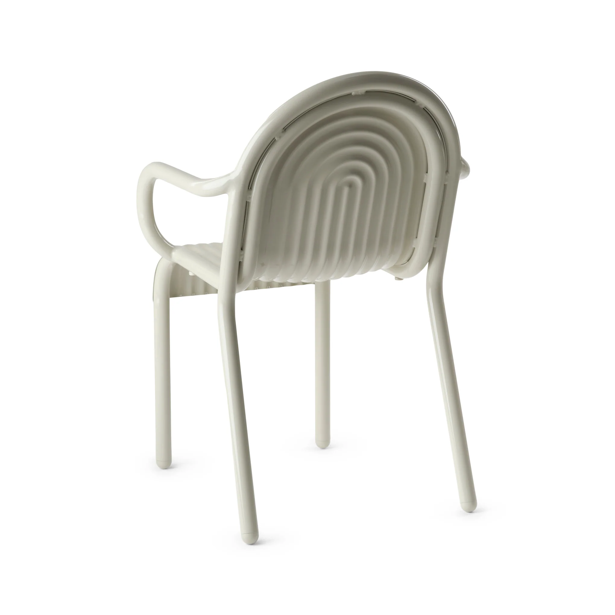 Tom Dixon Groove Outdoor Stacking Armchair - Putty - Image 3
