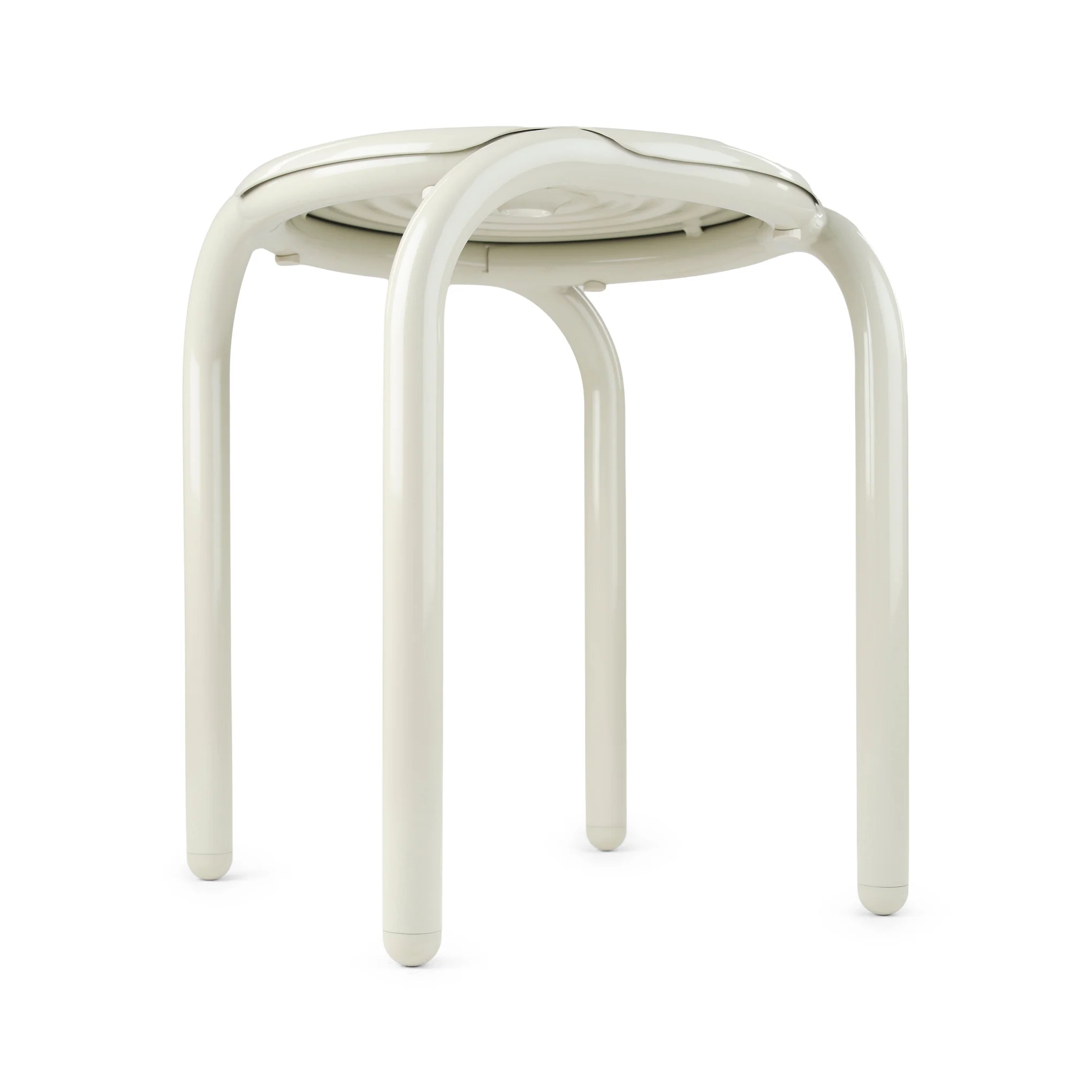 Tom Dixon Groove Stacking Outdoor Stacking Stool - Putty - Image 5