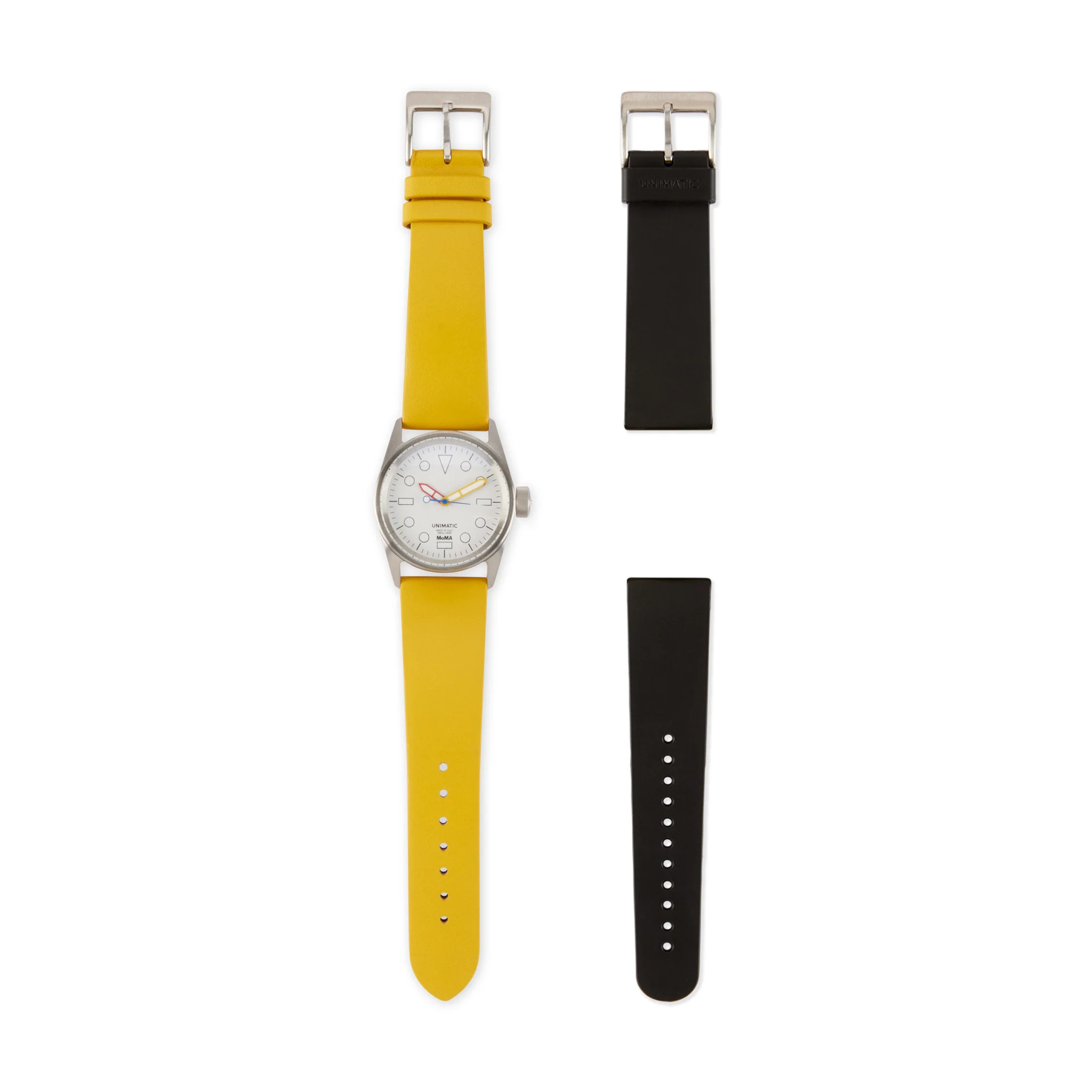 MoMA Unimatic De Stijl Modello Cinque Watch - Yellow - Image 2