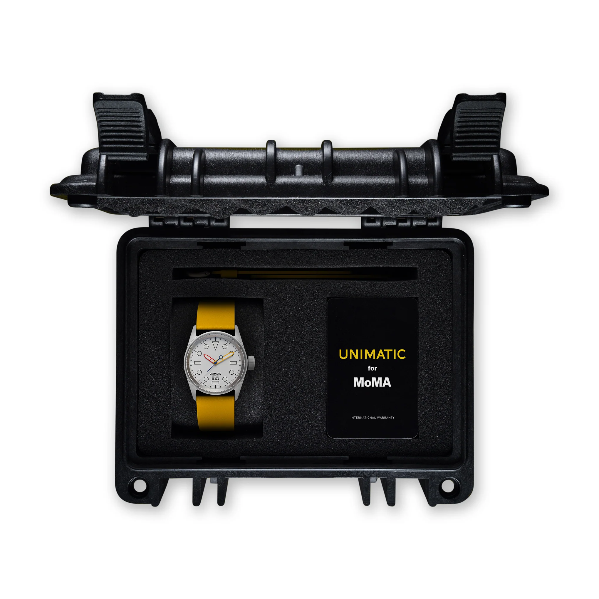 MoMA Unimatic De Stijl Modello Cinque Watch - Yellow - Image 7