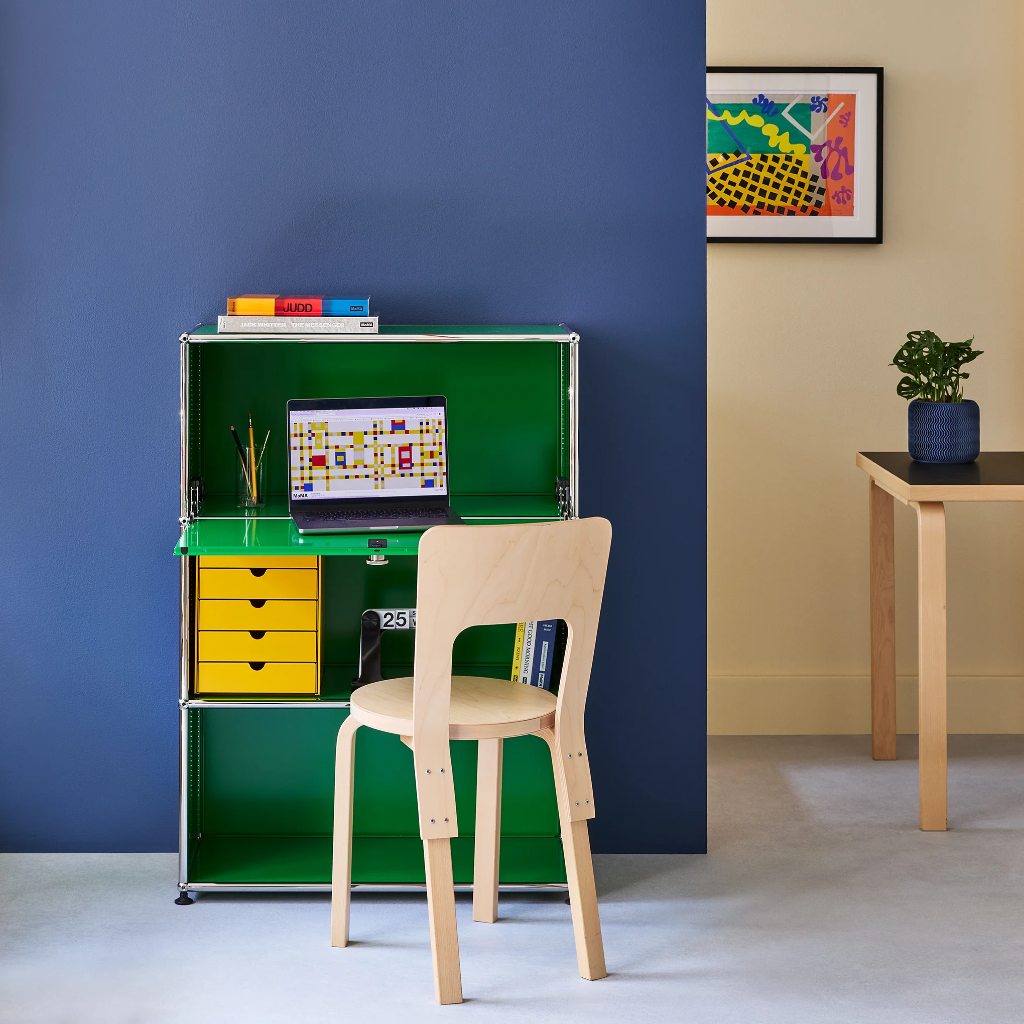 USM Haller Hide-Away Desk & Storage Unit - Image 7