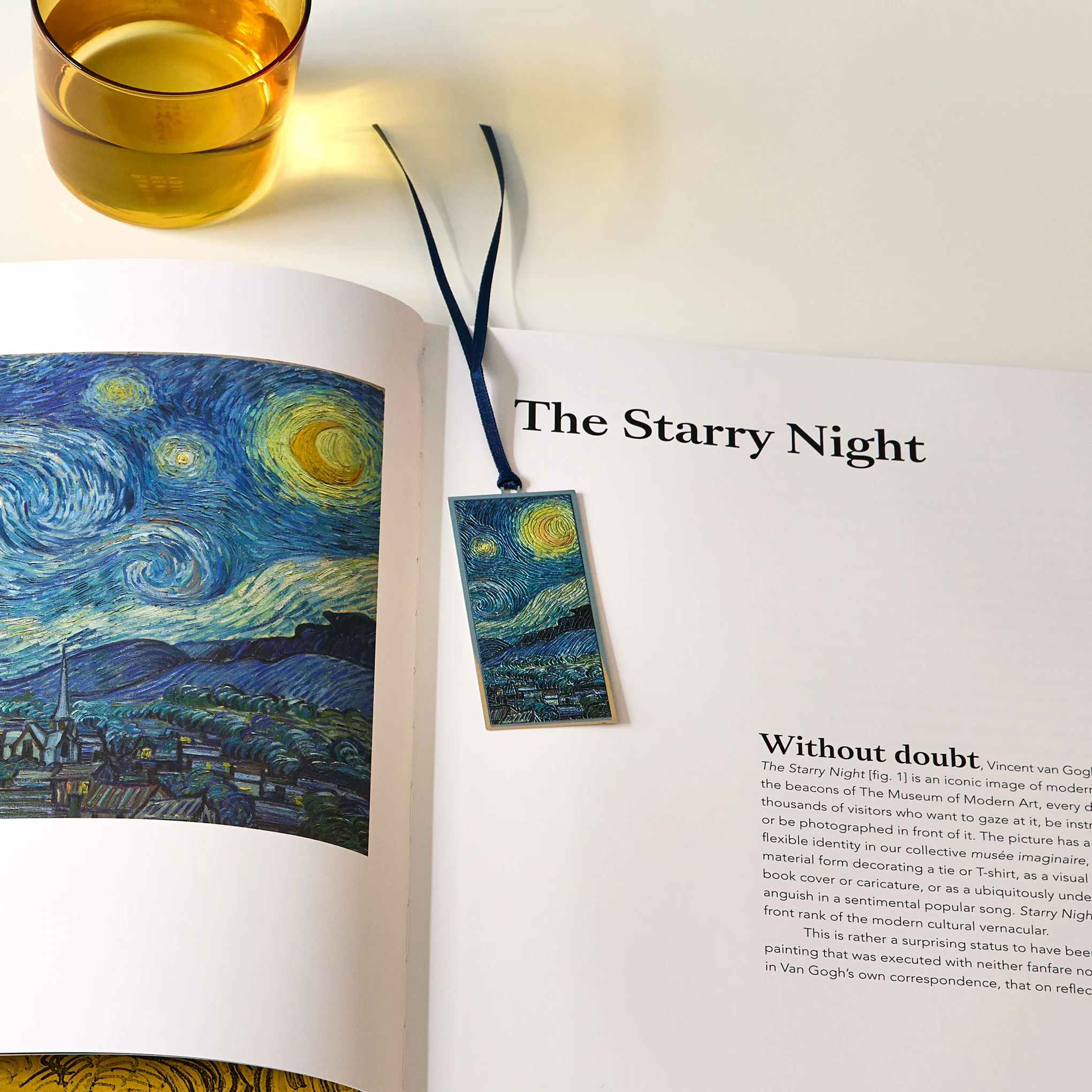 Vincent van Gogh Starry Night Metal Bookmark - Image 2