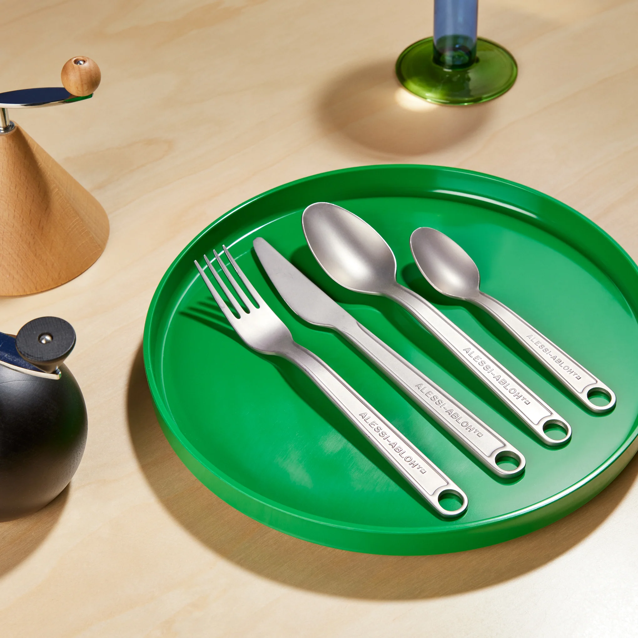 Virgil Abloh Conversational Objects Flatware from Alessi - Set of 4 - Image 4