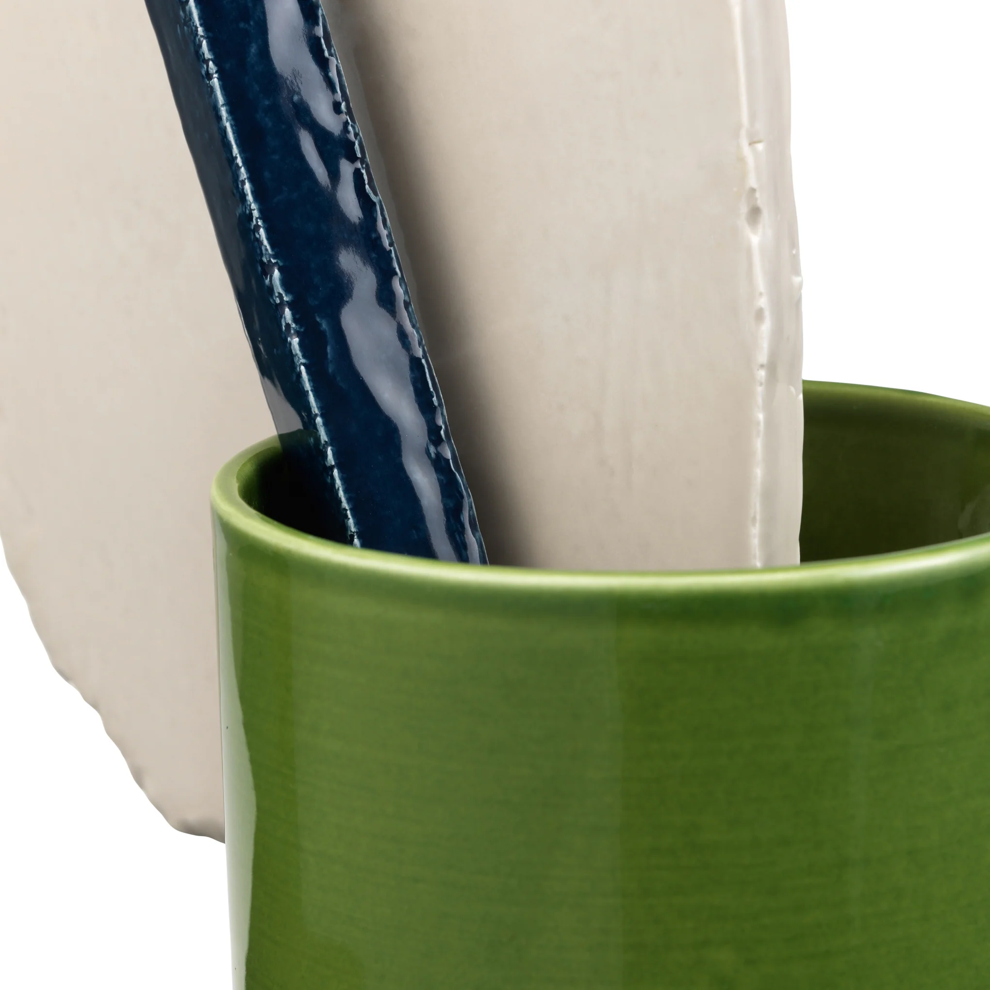 Vitra Découpage Ceramic Vase - Blue - Image 5