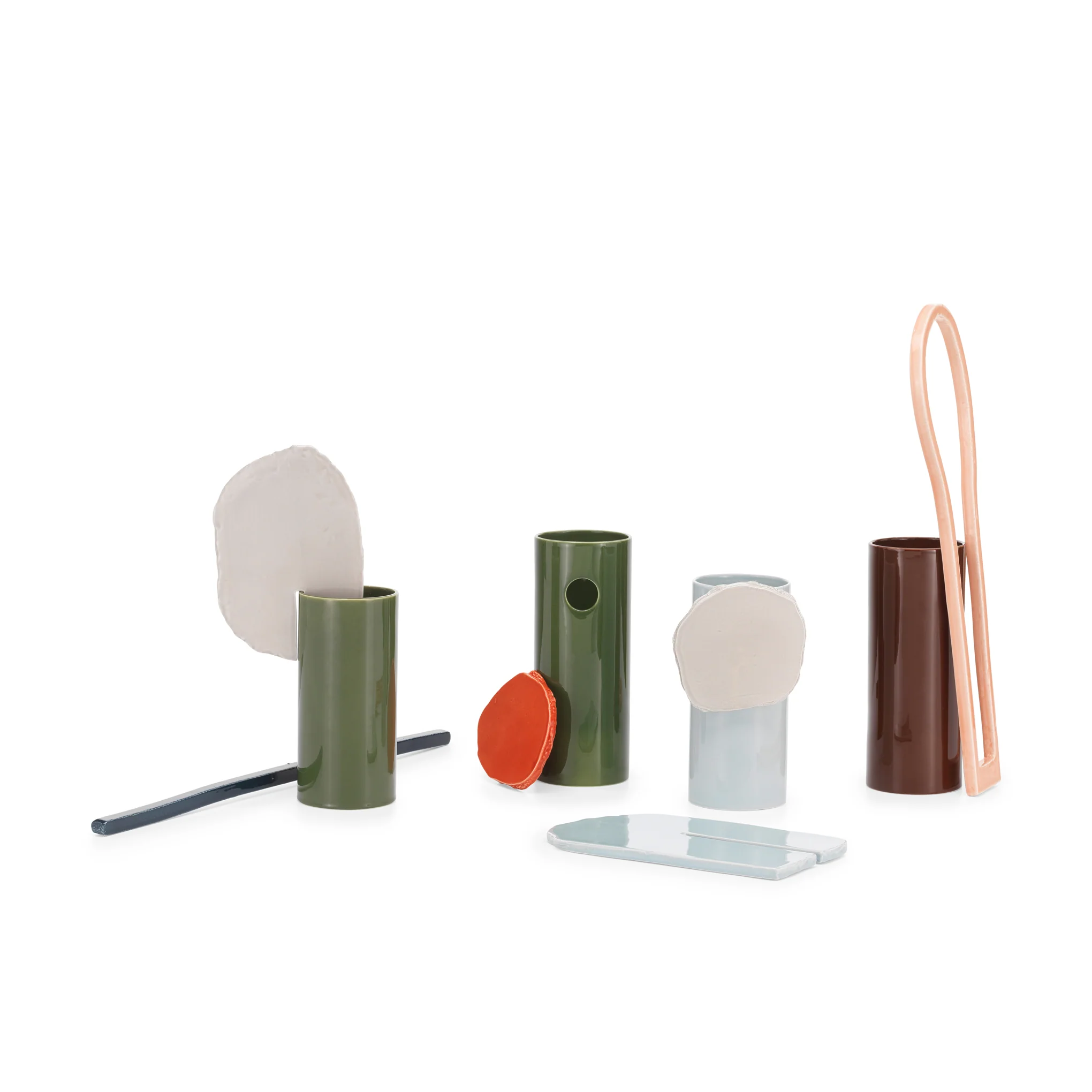 Vitra Découpage Ceramic Vase - Blue - Image 6