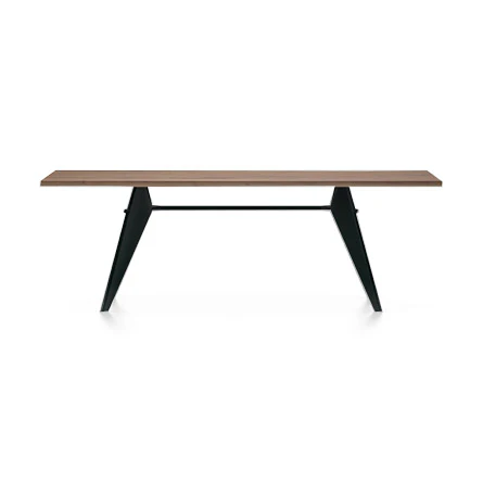 Jean Prouvé EM Table from Vitra - Oak/ Deep Black - Image 4