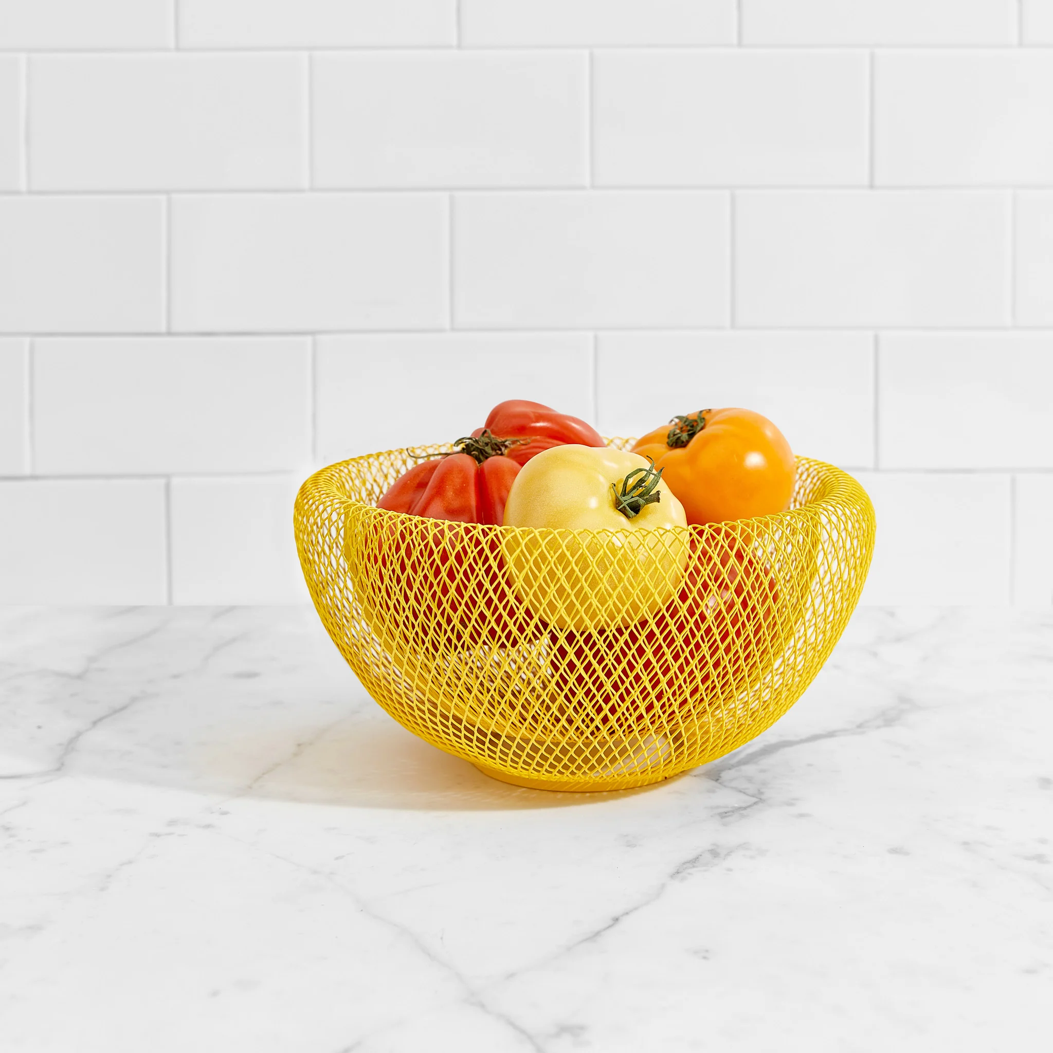 Wire Mesh Bowls - Yellow - Image 3
