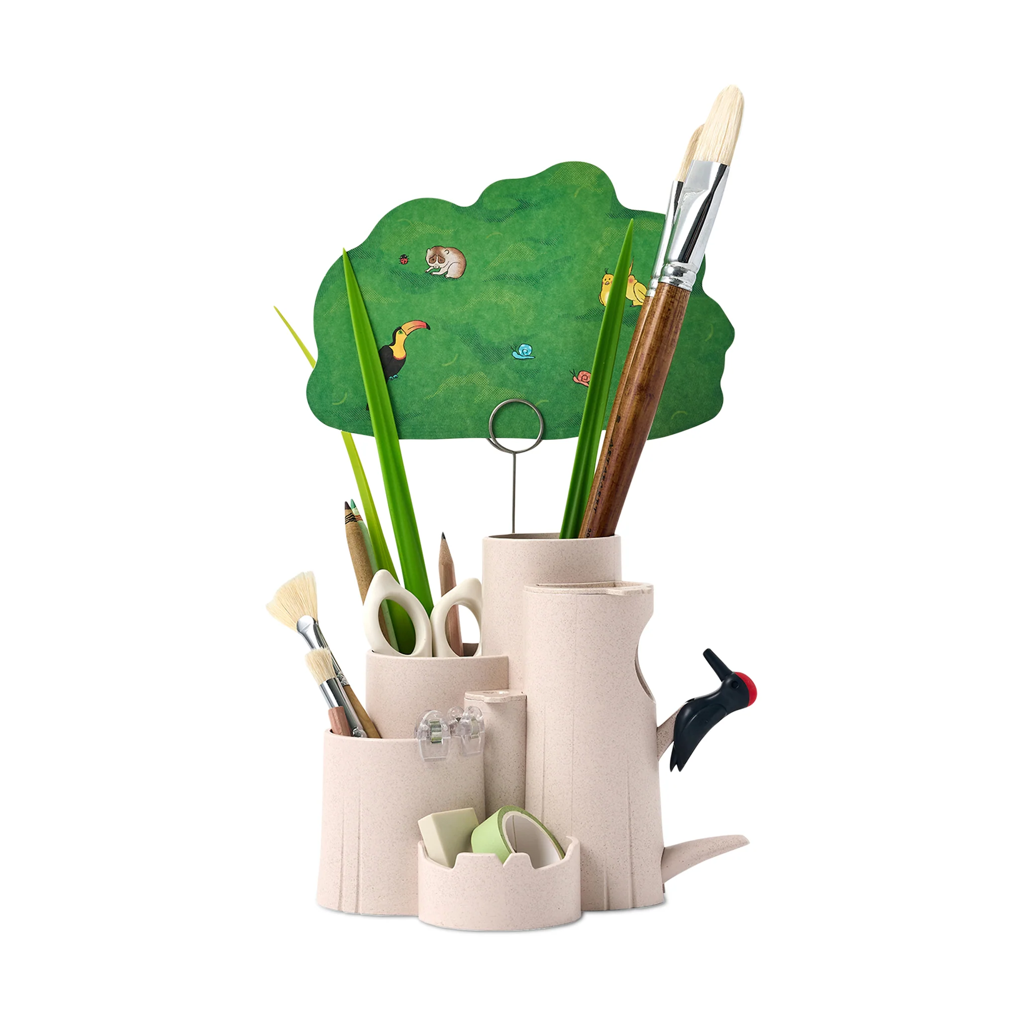 Woodpecker’s Forest Desk Organizer
