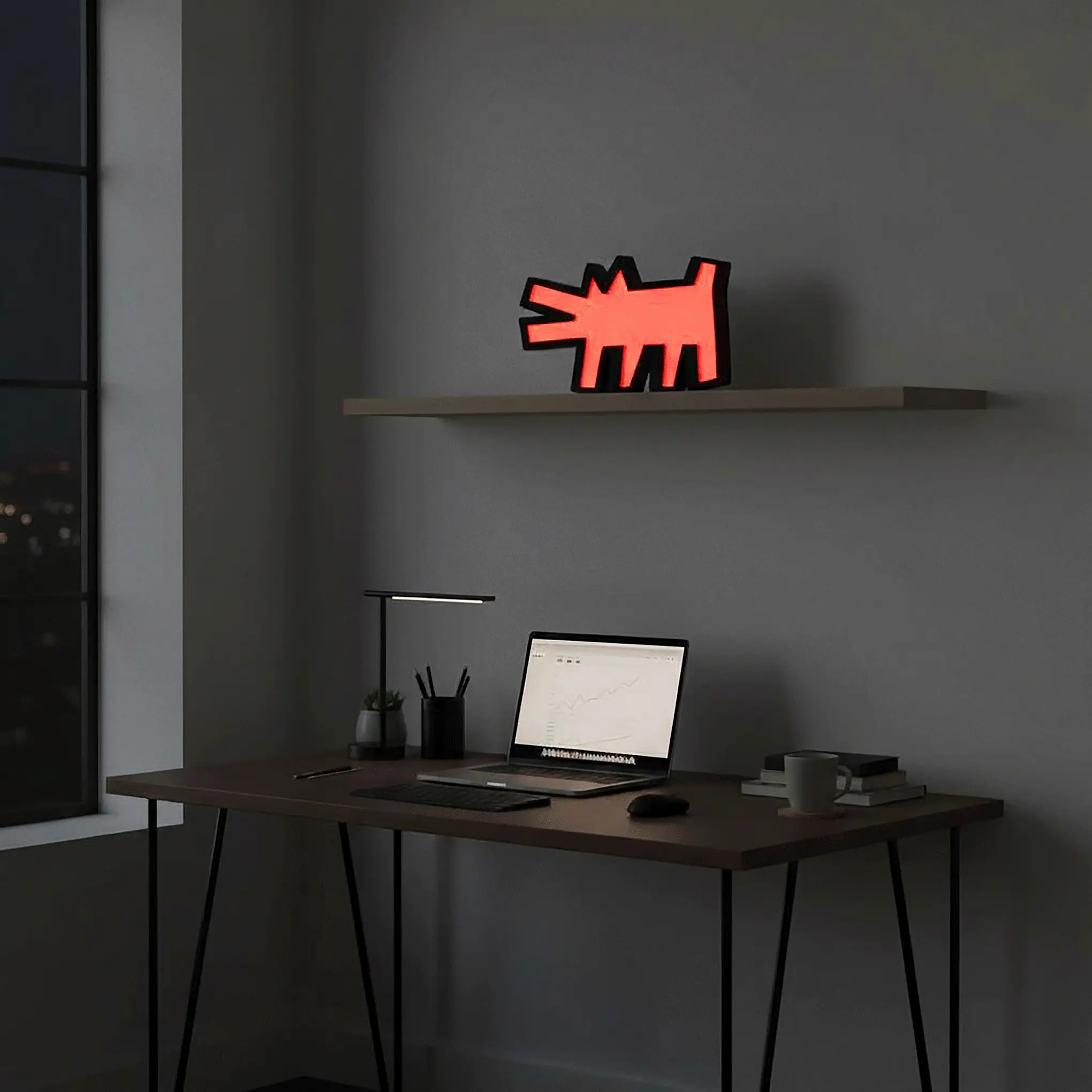 Yellowpop PopBox Artist Portable Lamp - Red - Image 2