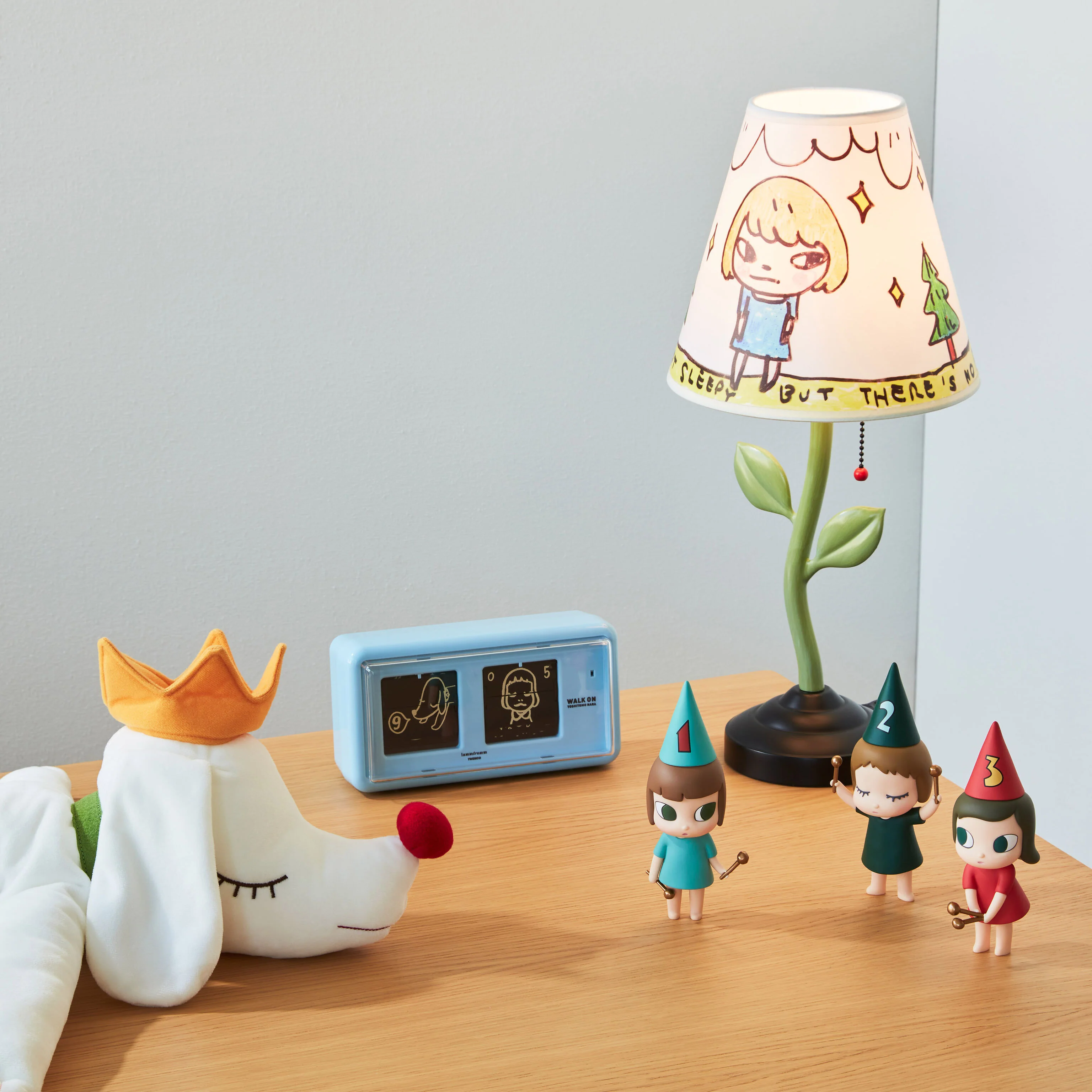 Yoshitomo Nara Walk On Flip Clock - Blue - Image 5